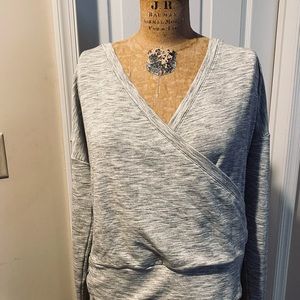 Zella Peaceful Wrap Pullover Super Soft Size M